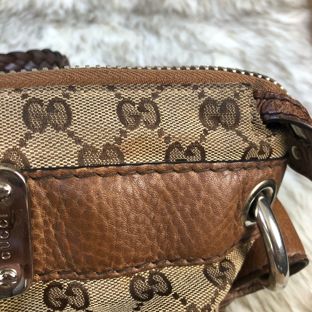 Gucci GG Canvas Medium Bamboo Bar Tote - Picture 11 of 16